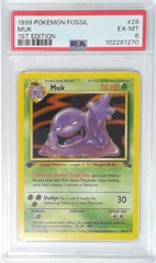 V1899: 1999: Muk: 28/62: 1ST Edition: Fossil: PSA: 6: EX-MT: 102261270